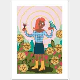 Nine of Pentacles Posters and Art